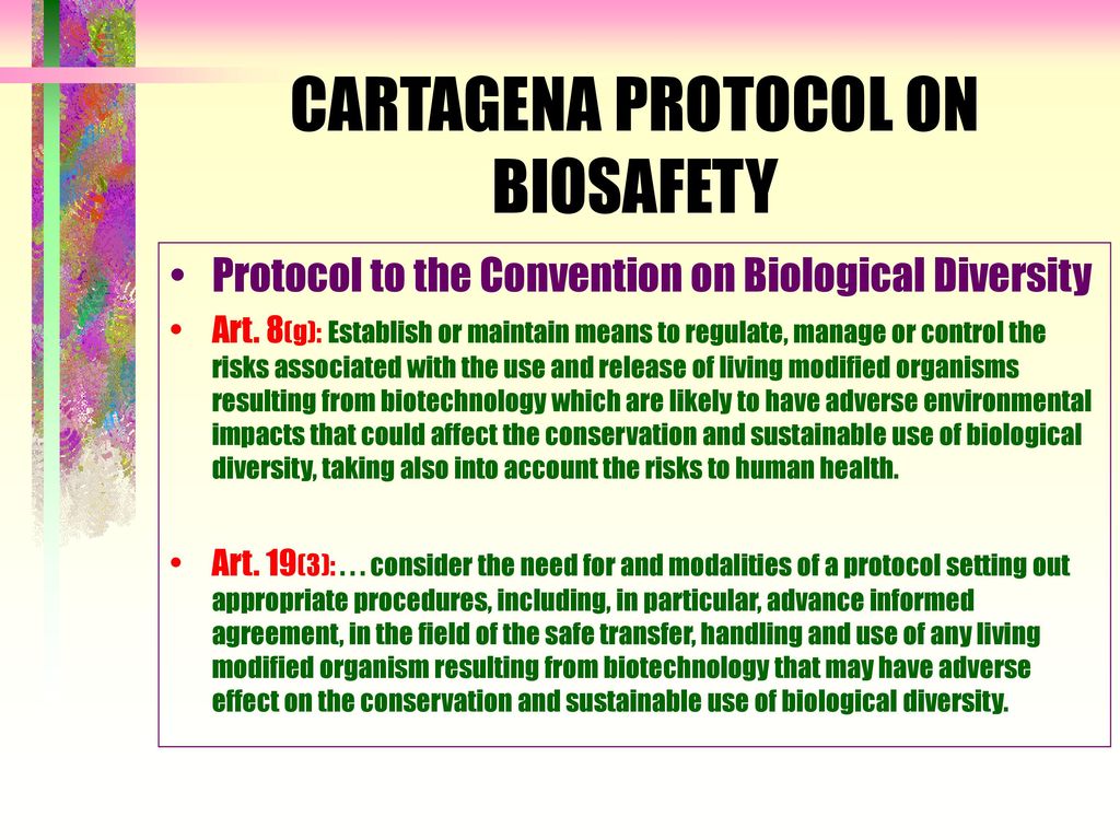 cartagena protocol on bioterrorism